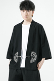 风汉服开衫刺绣盘扣精致防晒电商A100-731-p50男士宽松限68，男装民族服装，电商A100