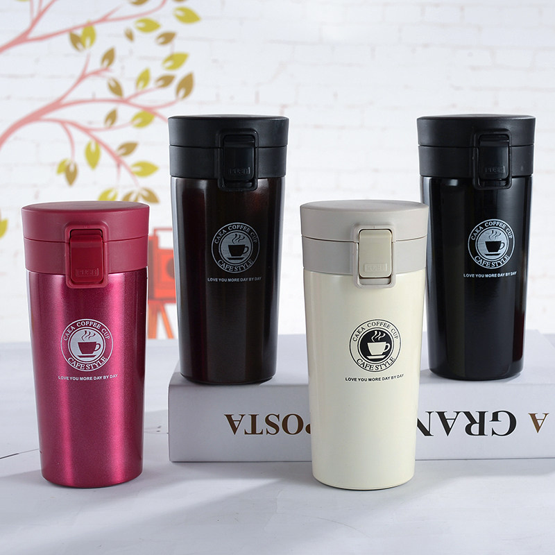 咖啡保温杯定制logo杯子批广告杯开业活动礼品赠送订做水杯印字