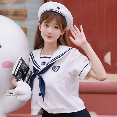 木村叔dk日系白色大头围贝雷帽
