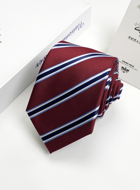 木村叔dk日系衬衫红色手打条纹领带男学生西服正装jk制服配饰小物