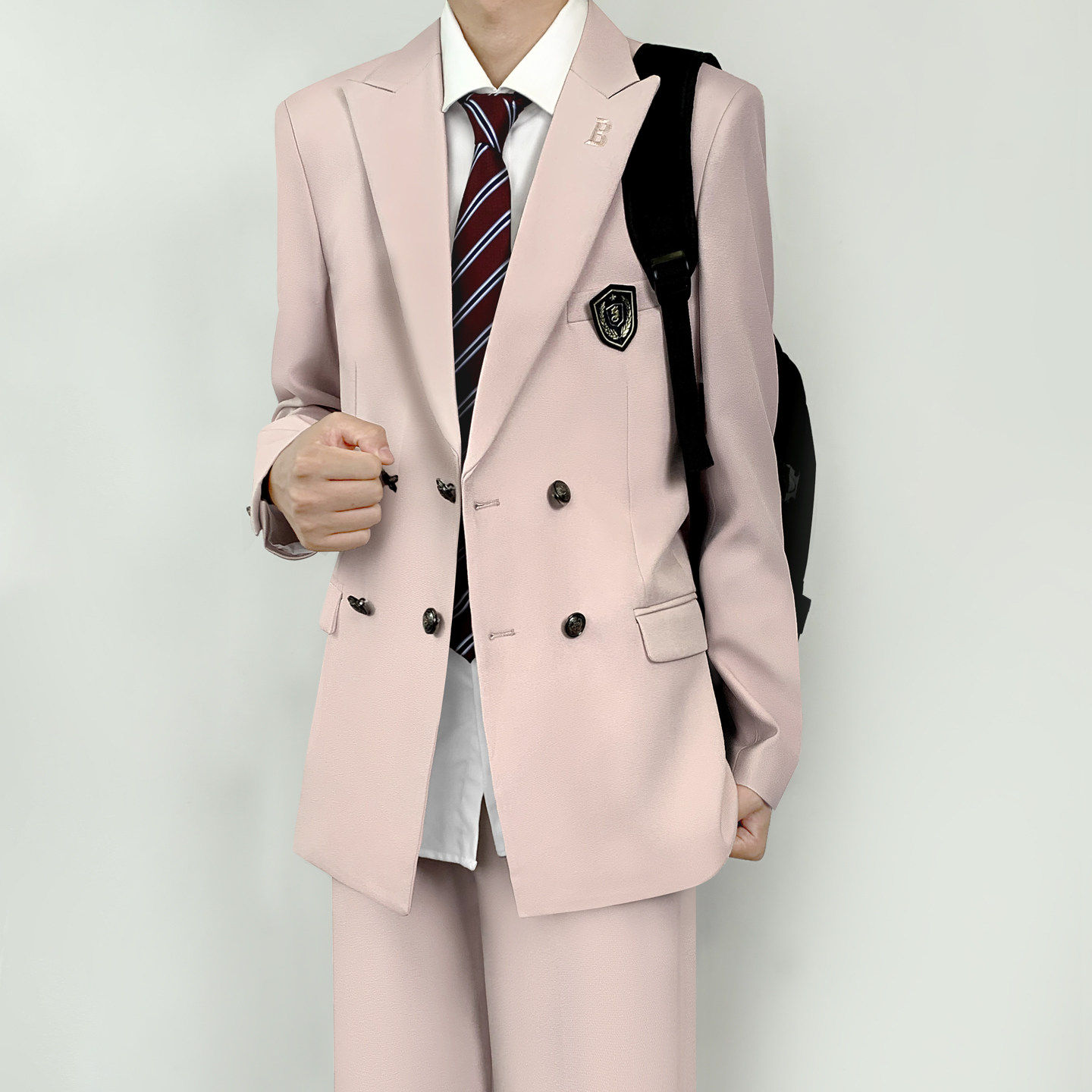 dk日系原创复古西服套装