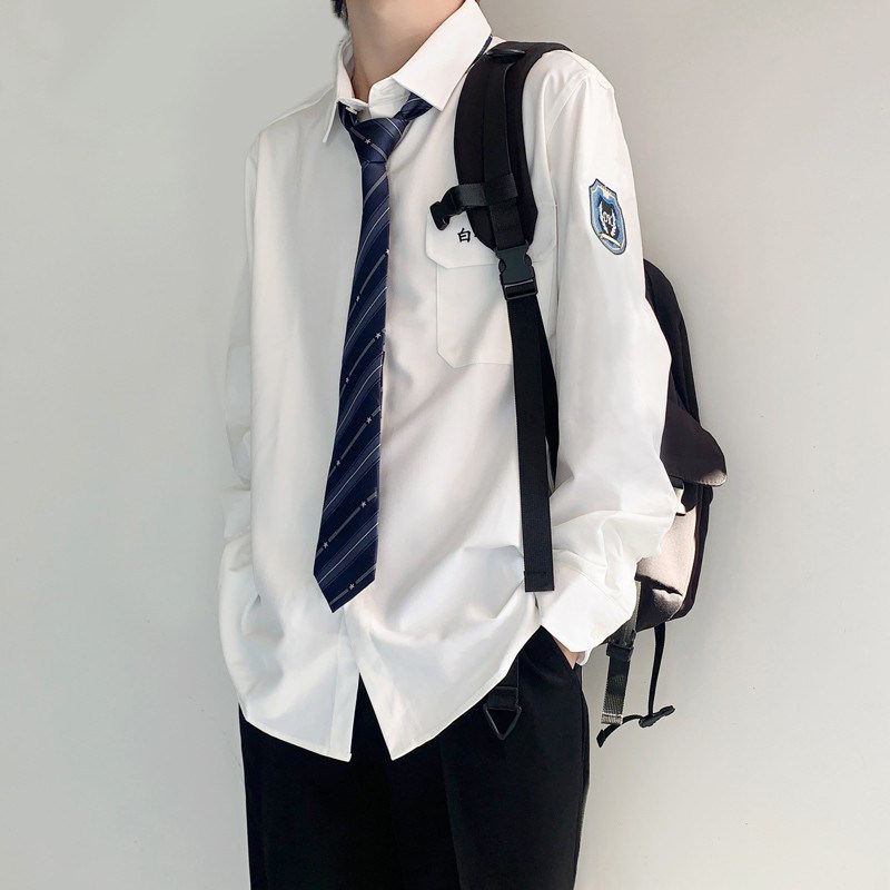 木村叔dk原创白崎高校衬衫长袖图片