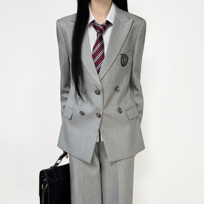 18-24周岁双排扣宽松型原创长袖