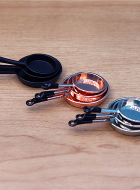 食玩场景合金平底锅拍摄娃娃屋