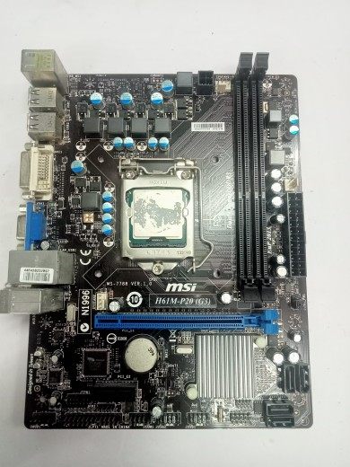 微星h61m-p20(g3)主板 1155针h61集成主板ddr3内存