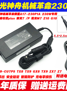神舟ZX7-CA5DA CP5A2笔记本充电器msi微星GS75 8SG电源适配器230W