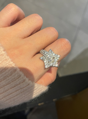 星星戒指夸张时尚个性精致轻奢
