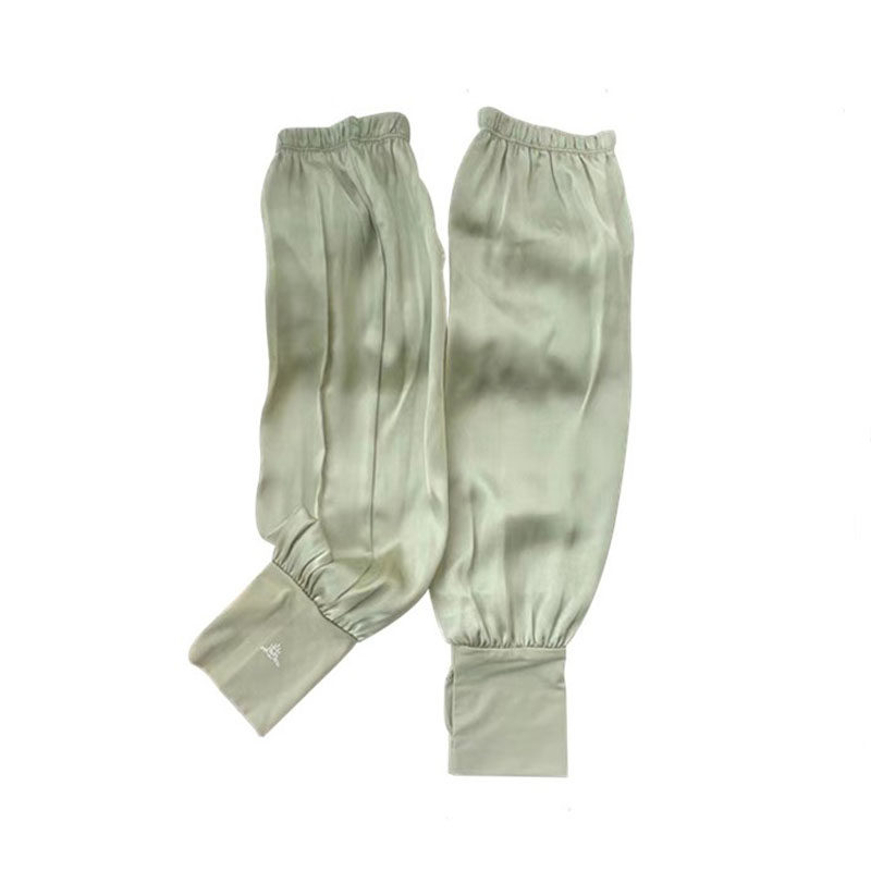 JAPAN PURCHASING SUMMER ICE SILK BREATHABLE LOOSE GLOVES SUNSCREEN ICE SLEEVES WOMENS ANTI-ULTRAVIOLET SLEEVES DRIVING SUNSCREEN
