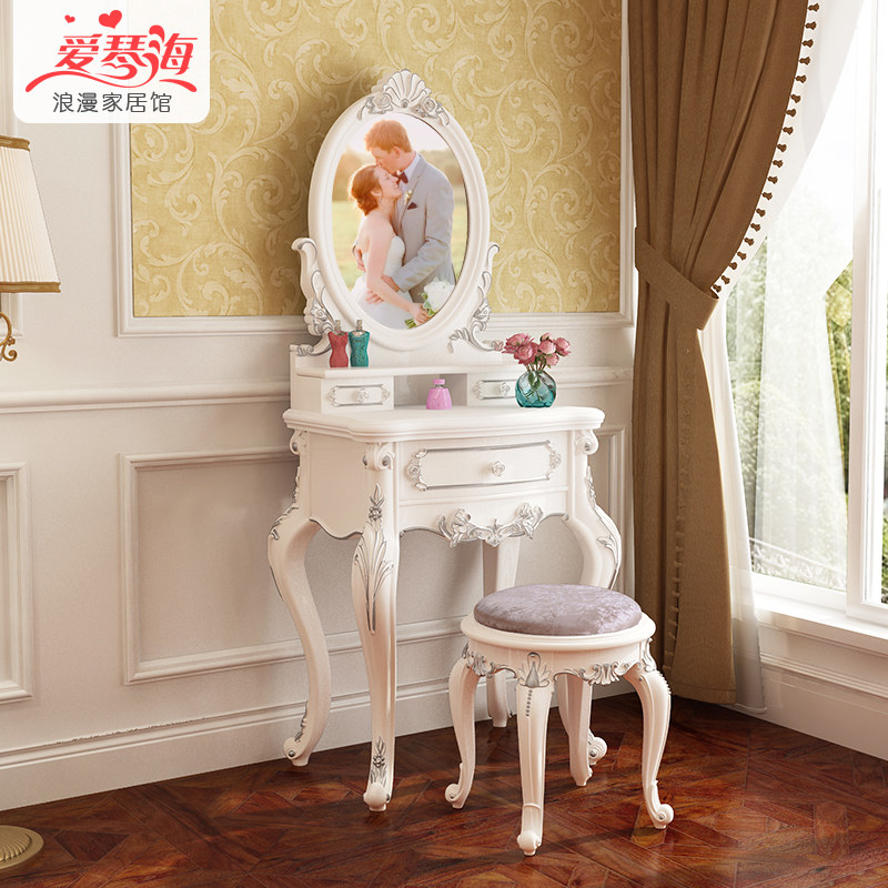 European style dresser Small apartment Mini bedroom Assemble Modern simplicity Economic type solid wood princess Dressersin the Residential furniture , Tables , Dressing/Desk  category - from Buy2taobao.com to provide professional Taobao agent buy service