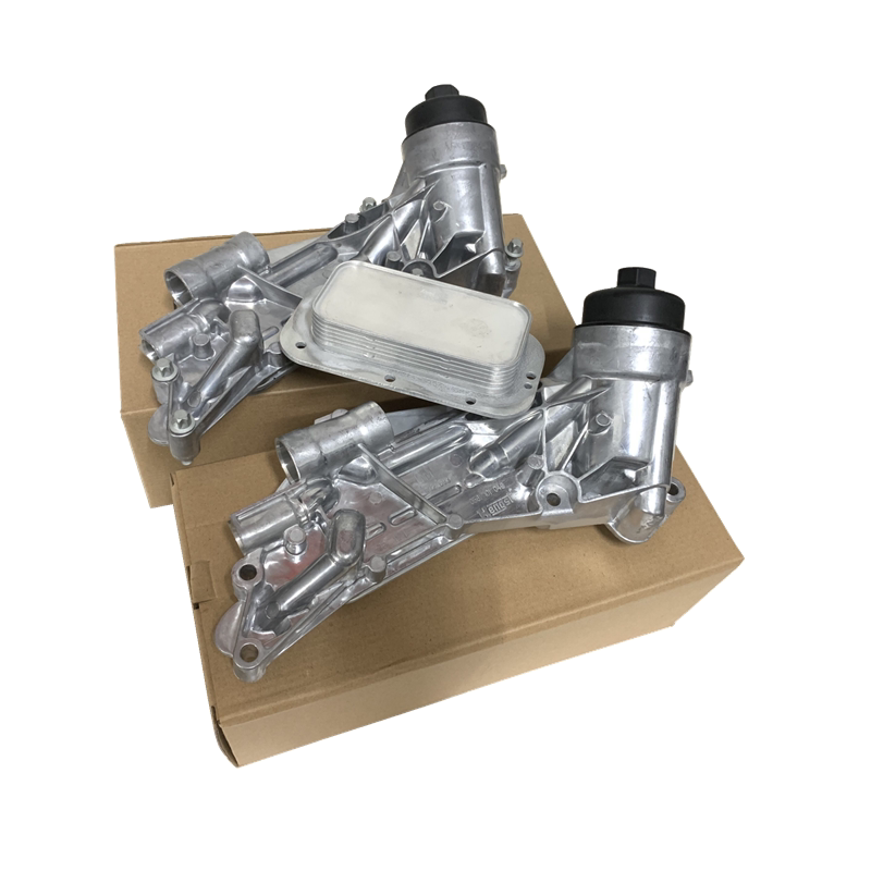 适用于爱唯欧 新景程 英朗gt/ xt科鲁兹机油散热器总成机滤底座