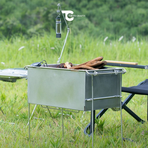 TOKYOCRAFTS不锈钢露营收纳桌
