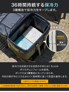 Q保温袋冷却器餐W保温箱器包冰块软露营箱户外冰包便携A野大容量