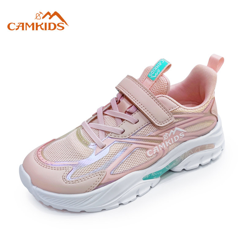 透气网面女童儿童运动鞋camkids