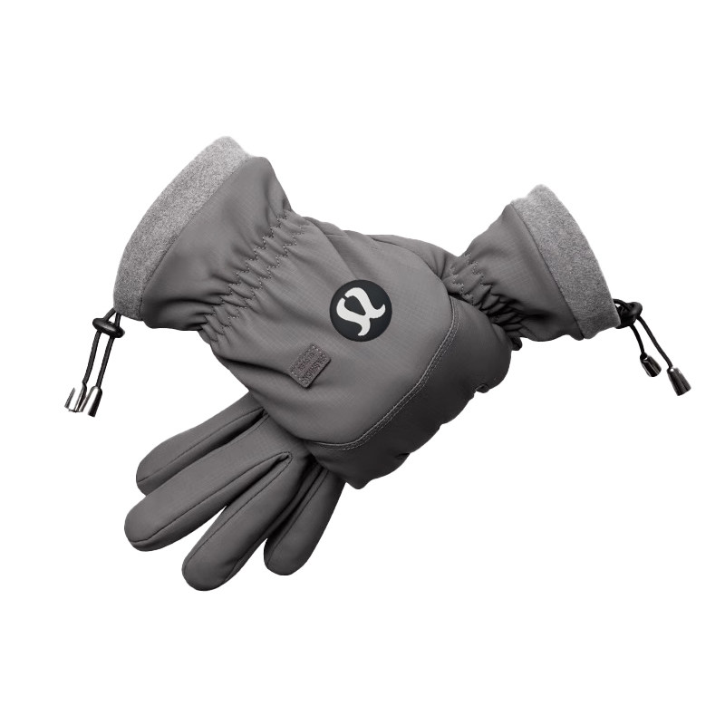 【特价秒杀】LUULUSDWDD男款秋冬季百搭加厚防风可触屏全指手套女