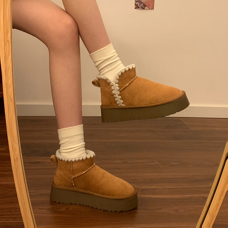 时尚加厚保暖厚底雪地靴