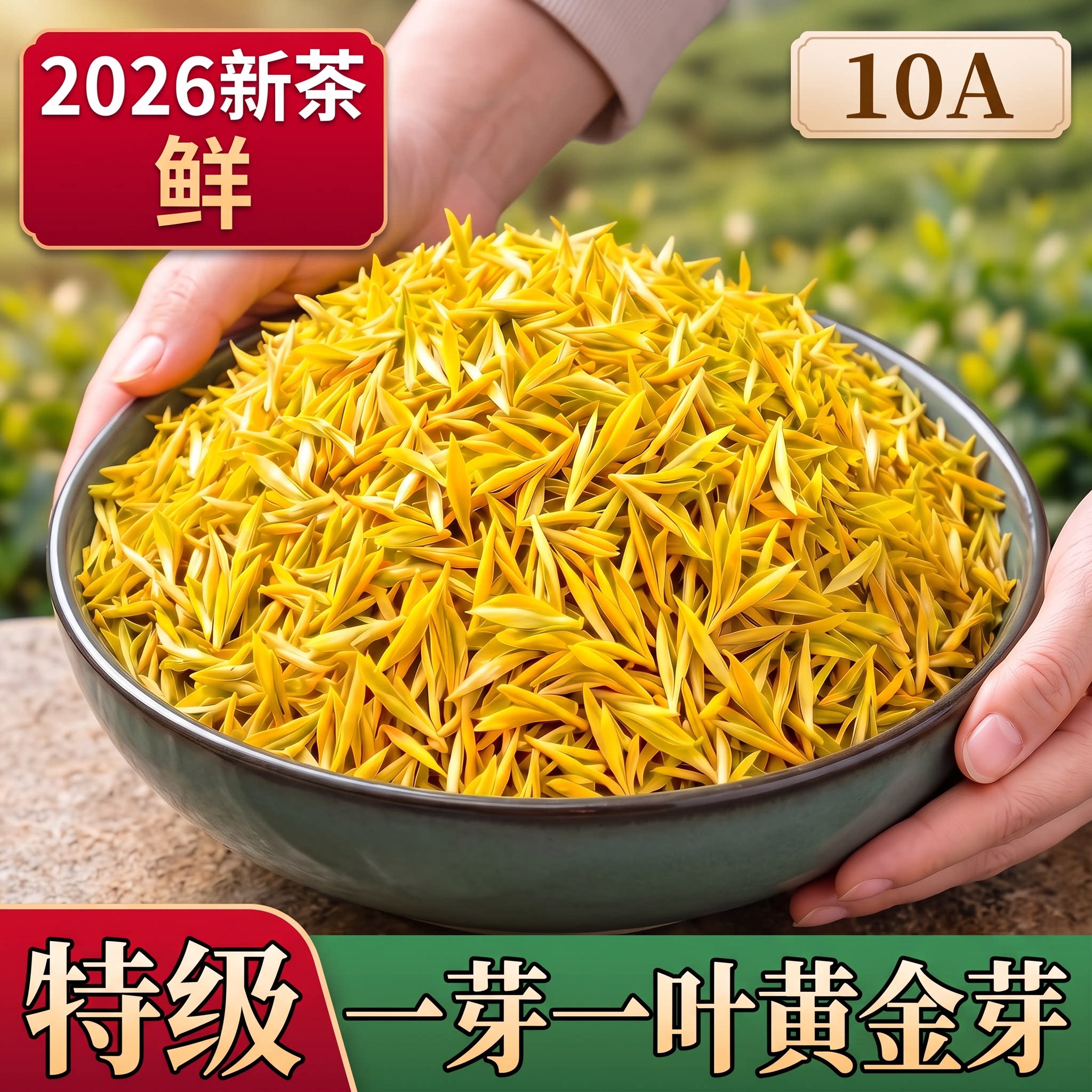 【嫩芽特级黄金芽】2026新茶正宗一芽一叶核心产区栗香送礼精品