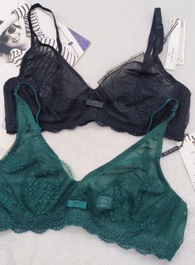 断码清仓姿篇Z01超薄无插片蕾丝网纱透明文胸记忆软圈性感女内衣