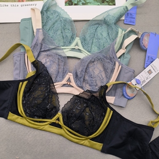 清仓轻氧水晶优鲜乳Q31超薄水晶杯文胸BC杯显小侧收软钢圈内衣