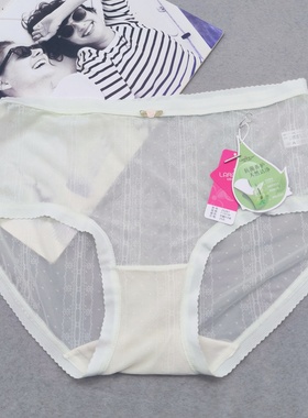 彩田花仙子25260中腰25261高腰平角裤网布茶多酚底档抗菌女内裤