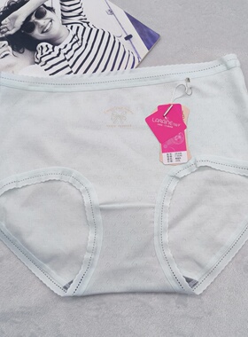 彩田花仙子25326中腰平角裤莫代尔棉纯色女裤头石墨烯抗菌底档