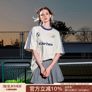 美式 FORNINES凉感速干运动短袖 夏季 半截袖 球衣 T恤男女潮牌情侣装