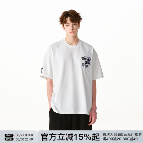 FORNINES重磅300g刺绣T恤