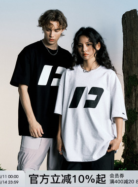 FORNINES重磅短袖T恤男女潮牌纯棉上衣夏季情侣装美式半袖打底衫
