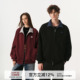 外套 春季 FORNINES拼接撞色双拉链卫衣男女情侣装 上衣重磅立领开衫