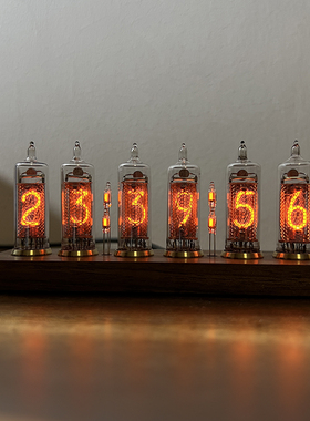 前苏联IN16辉光数码管时钟感应开关辉光灯迷你型电子管真辉光台钟