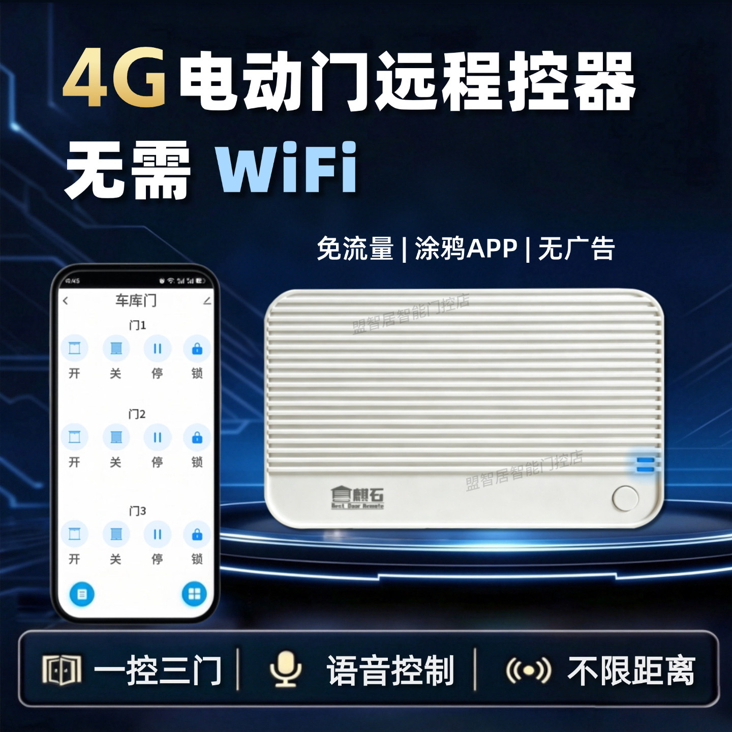 4G卷闸门手机远程控制器图片