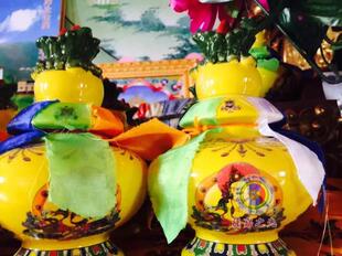 噶陀monastery分寺纳谷temple 文殊佛学院特殊传承财宝财神瓶