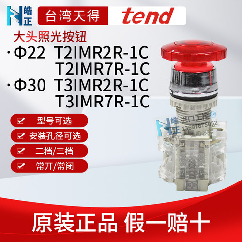 自锁按钮按钮TEND/天得T2IMR