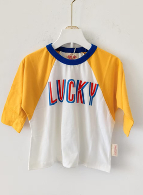 特价清仓、黄色lucky T