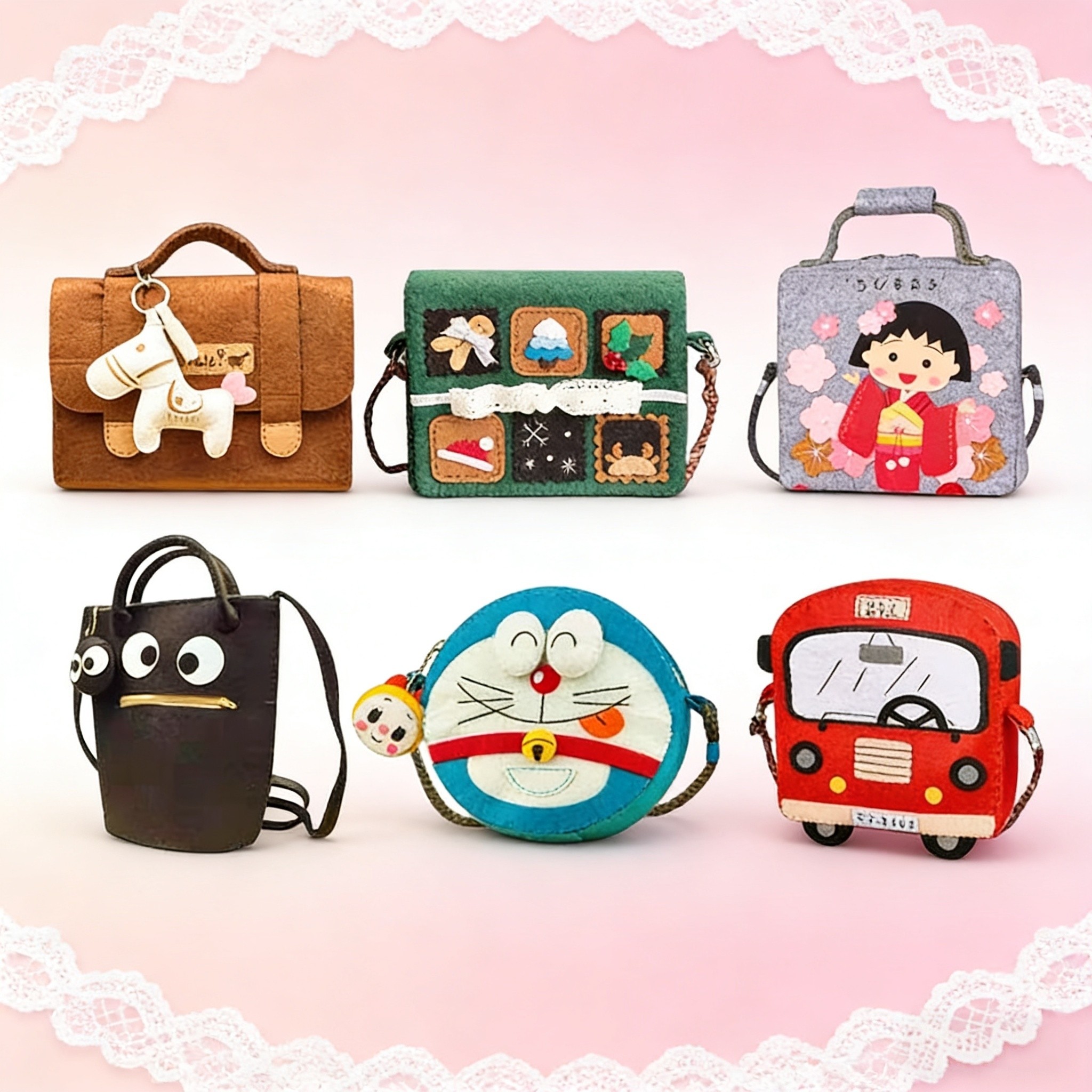 包邮免裁剪不织布手工布艺diy材料包小挎包零钱包背包单肩包缝制