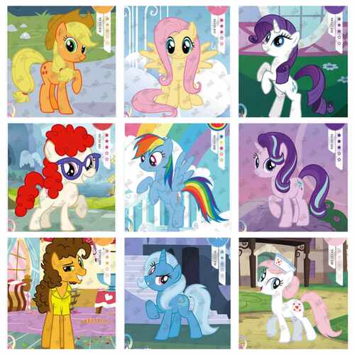 正版小马卡牌辉月包第一二弹R单卡合集云宝碧琪柔柔紫悦