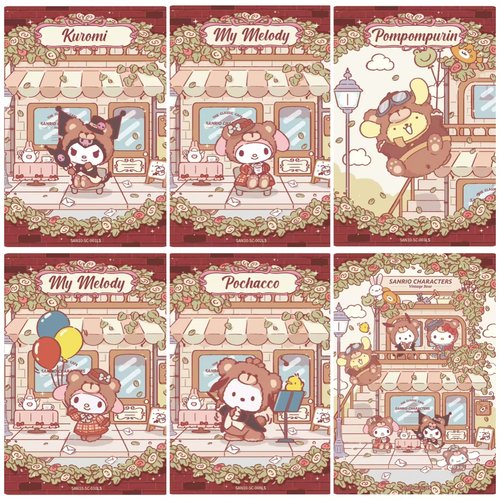 正版三丽鸥家族萌梦收藏卡片典藏包芳香物语SR正版周边卡牌AR SC