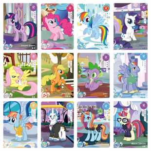 正版 小马辉月六弹R万圣节系列单卡散配整套碧琪柔柔紫悦