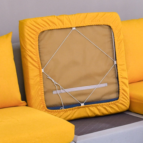 沙发套罩定做简约防滑靠背棉麻