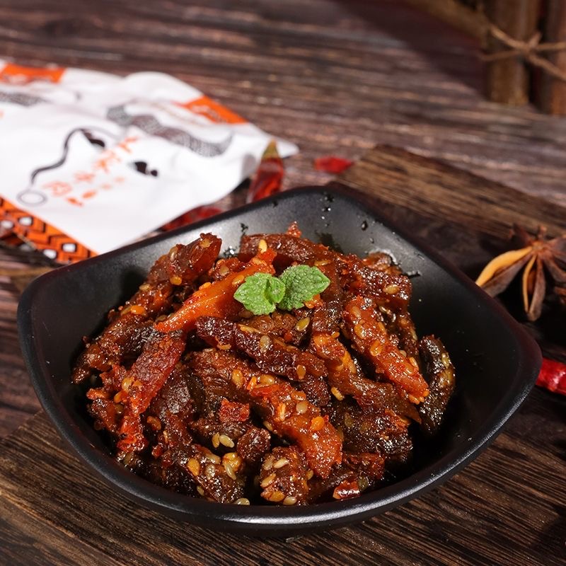 恩施特产土家牛肉干开袋即食休闲小零食麻辣香辣五香