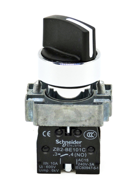 正品 施耐德 22mm两档选择开关XB2-BD21C ZB2BZ101C+ZB2BD2C自锁