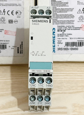原装正品 西门子耦合继电器3RS1800-1BW00 全新现货