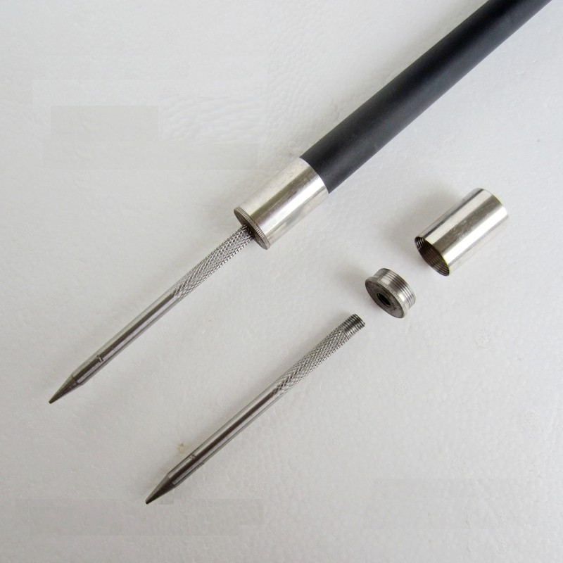 鱼竿地插/粘接式不锈钢鱼竿插/手杆后插筒/一体化钓鱼竿后插支架