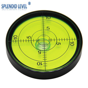 磁性万向水平仪水平泡高精度圆形水准仪迷你水准器便携水准仪6010