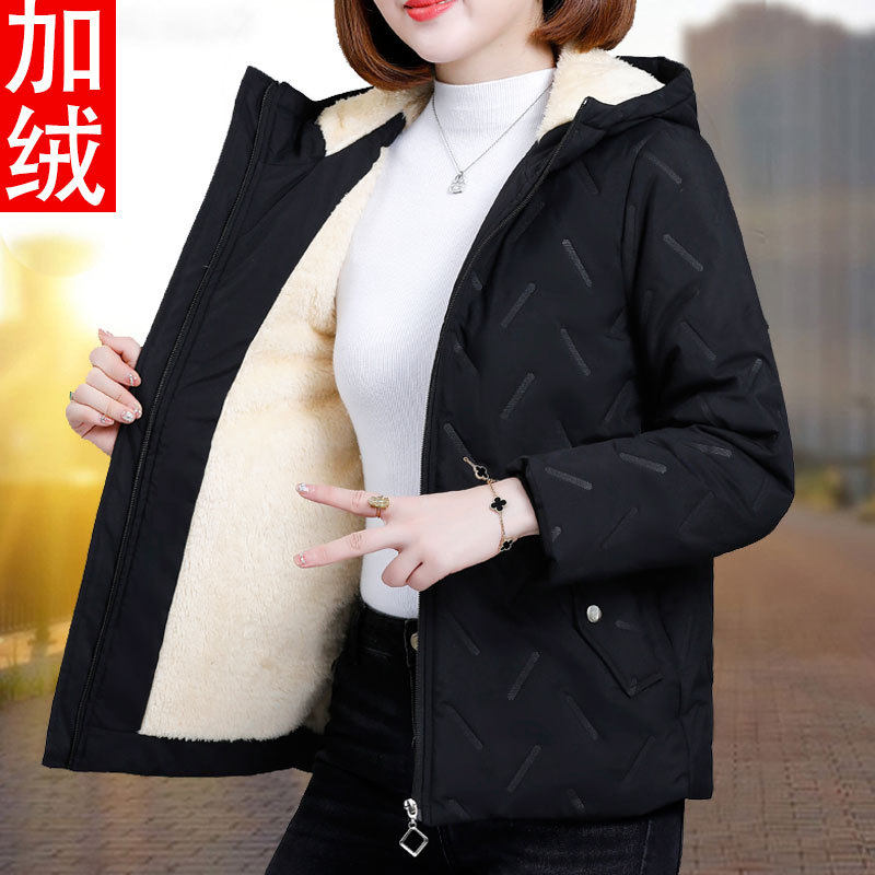 加绒短外套女冬季爆款小棉袄2025年新款春秋加厚秋冬连帽棉衣棉服,女装/女士精品,棉衣/棉服,淘宝优惠券,粉丝福利购,淘宝优惠卷