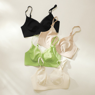 哈夫内衣绿野仙踪透气u型舒适无感兔耳薄杯乳胶性感夏女光面文胸