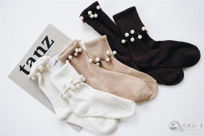 简约风多色细条纹保暖加厚袜子