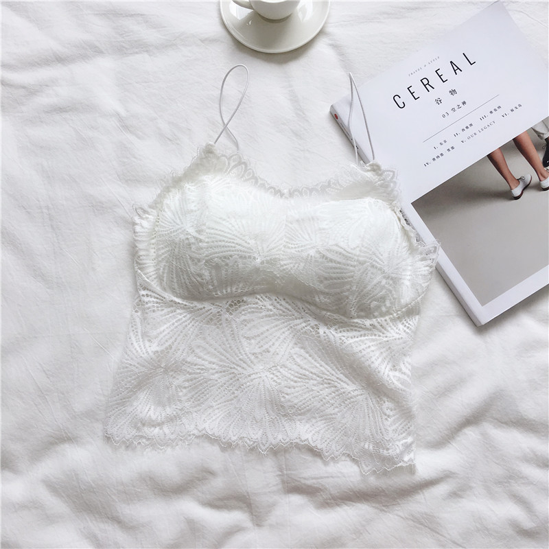 A new bra vest with lace and thin lace