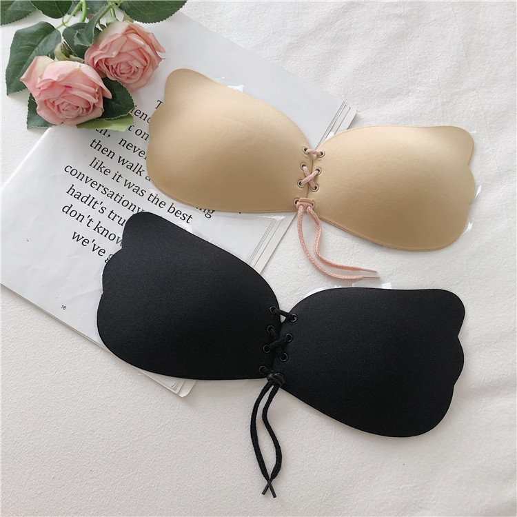 *No price reduction in real shooting ~ new seamless thickening silicone upper support invisible bra anti slip breast patch