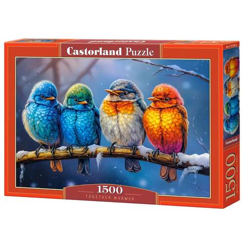 新品现货Castorland巧思进口拼图1500片 一起取暖152193