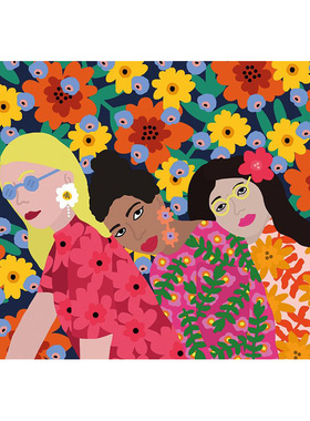 Gibsons欧洲进口拼图500片三个女人成年减压益智玩具礼品